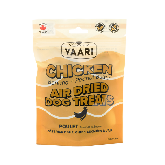 Chicken, Banana And Peanut Butter - Air Dried Dog Treats