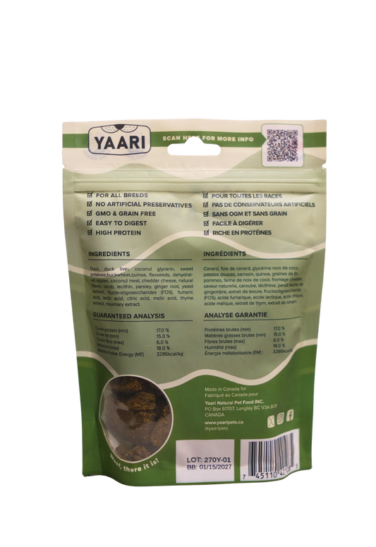 Duck, Apple And Cheese - Air Dried Dog Treats