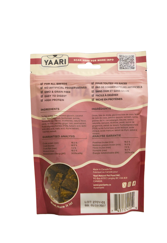 Turkey And Cranberry - Air Dried Dog Treats