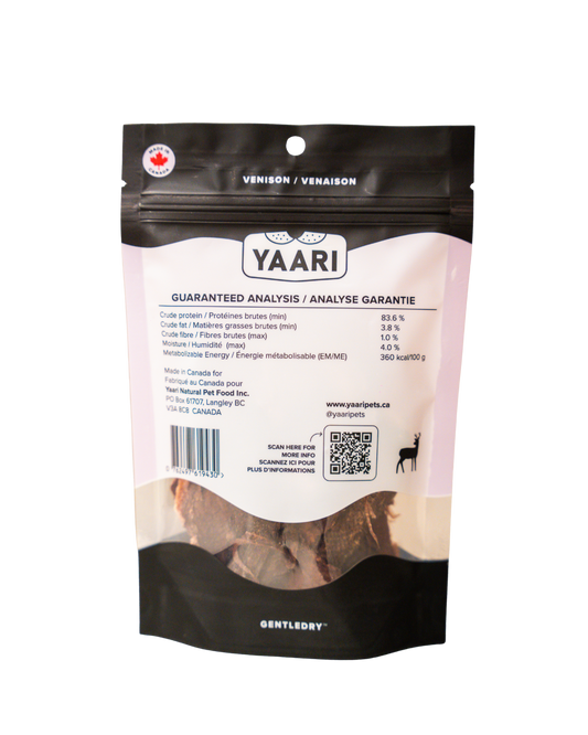 Venison-Single Ingredient Gently Dried Treats