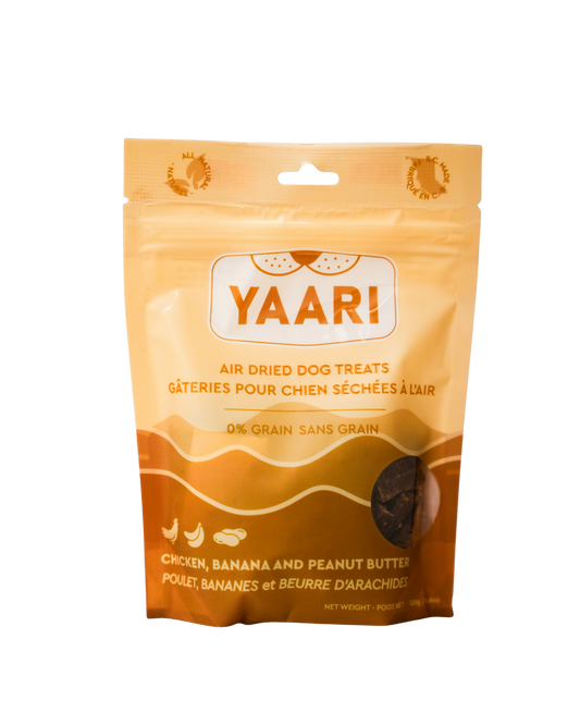 Chicken, Banana And Peanut Butter - Air Dried Dog Treats